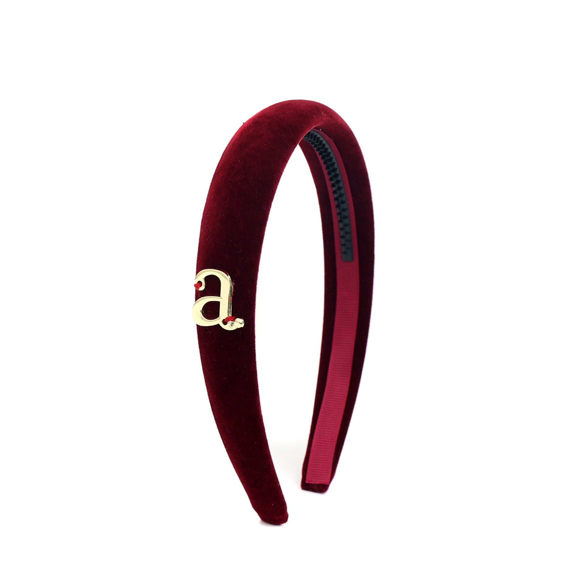 Burgundy Velvet Headband
