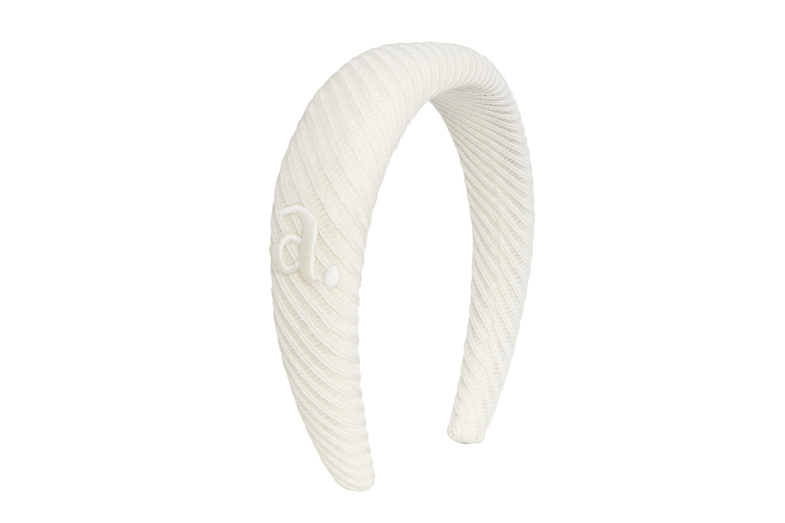Cream Knit Headband