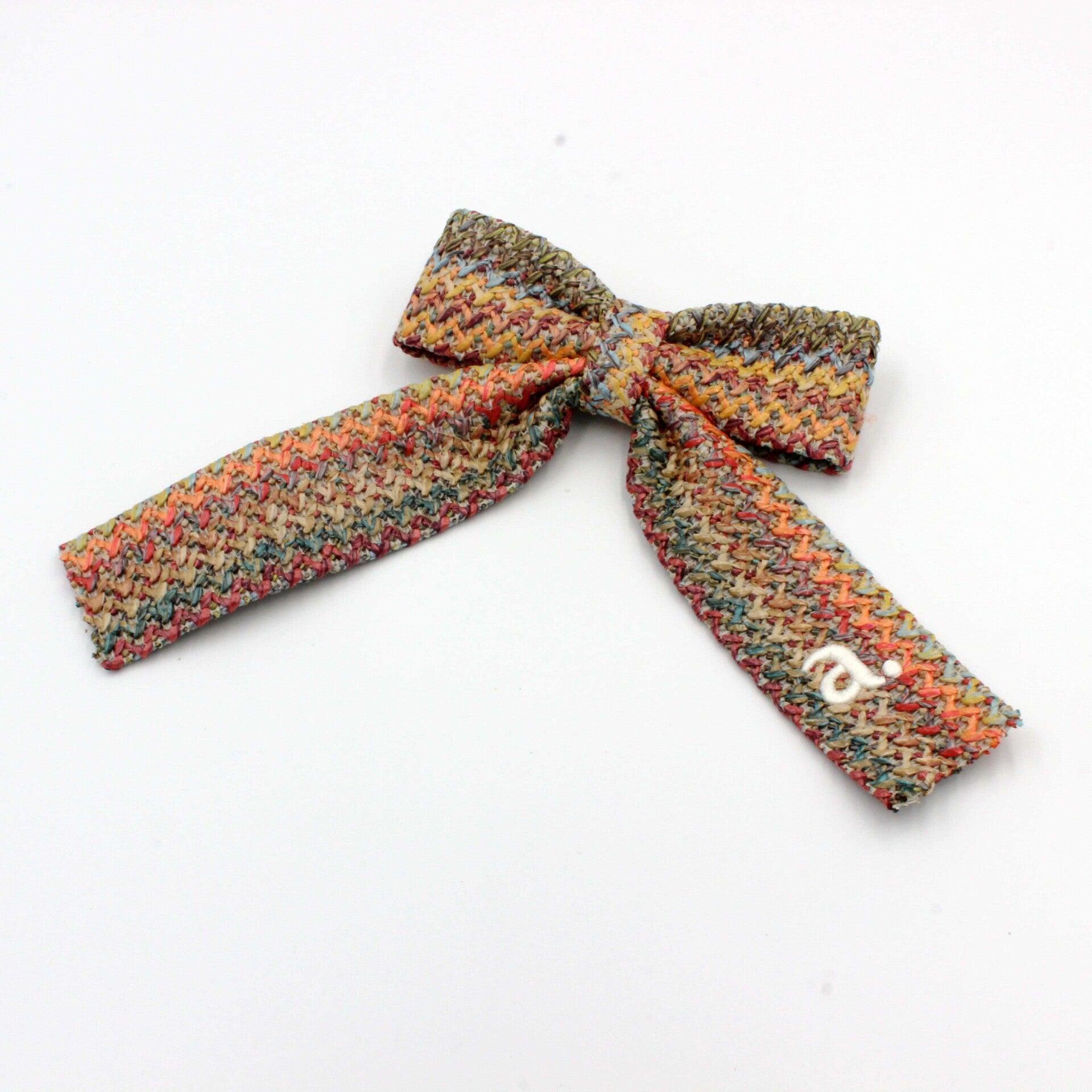 FW Multi Color Raffia Bow