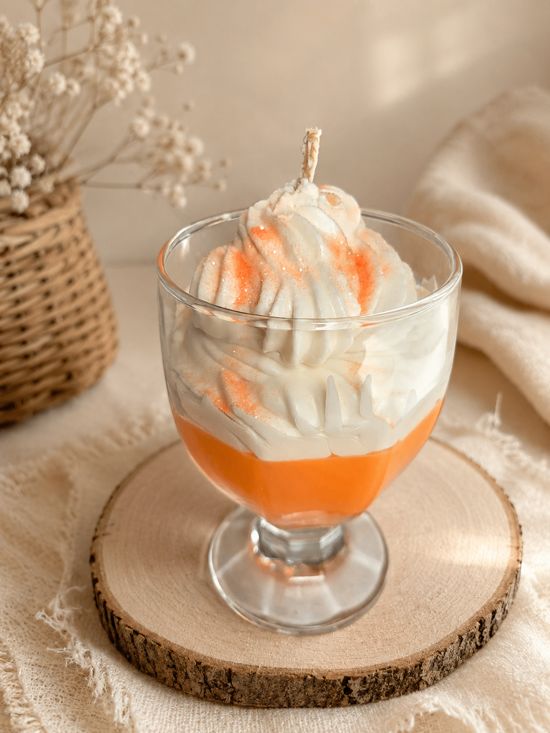Bougie chantilly  Monoî  pêche
