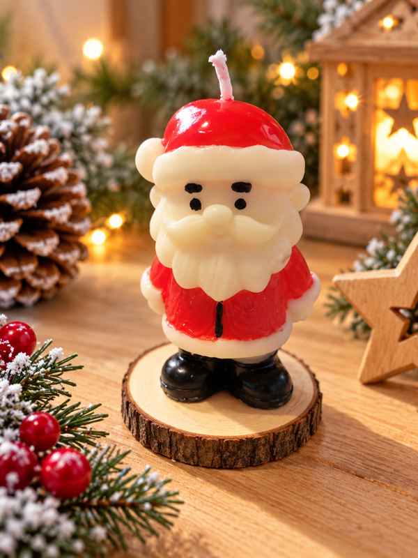Bougie père Noël