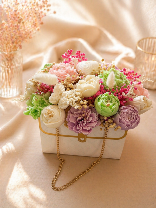 Bouquet  de fondants  parfumées  .
