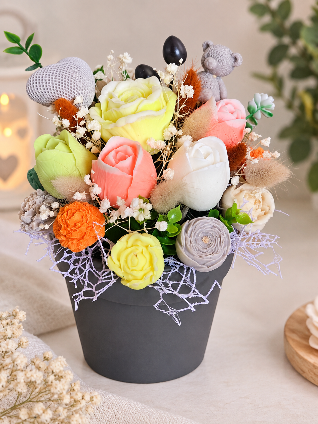 Bouquet  de fondants  parfumés  blako inspiré  du parfum black opium