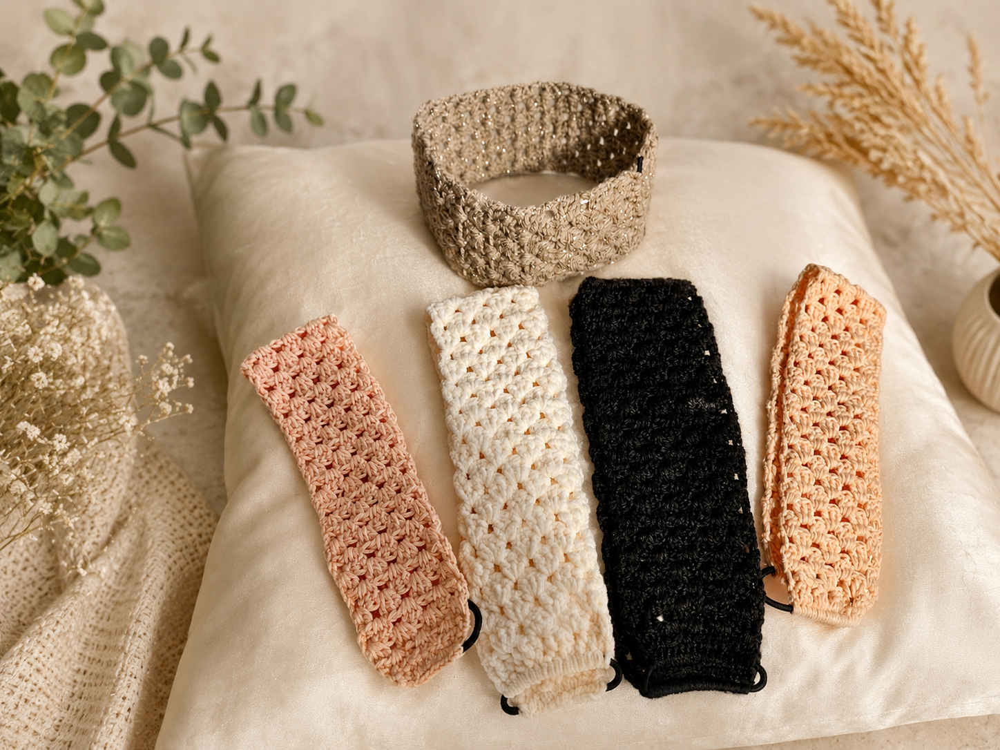 Bandeau  fait main au crochet
