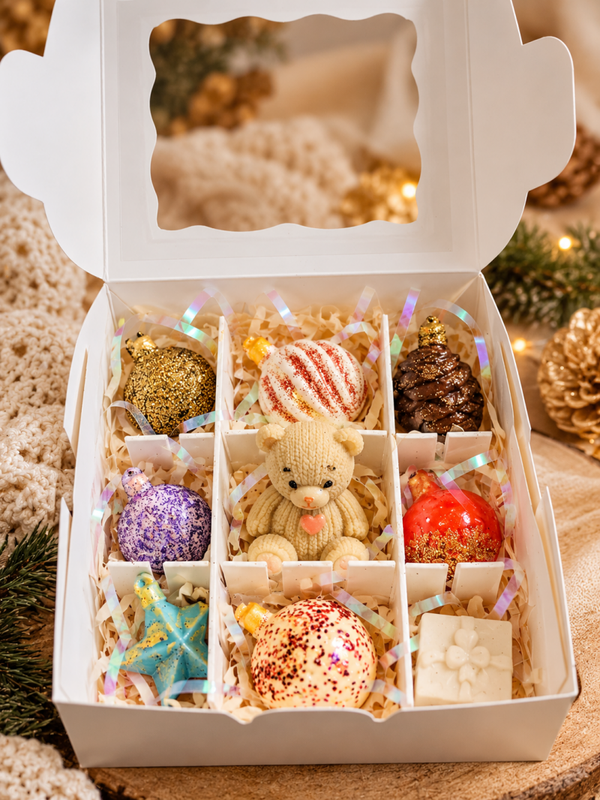 Coffret boucles et fondants  de Noël
