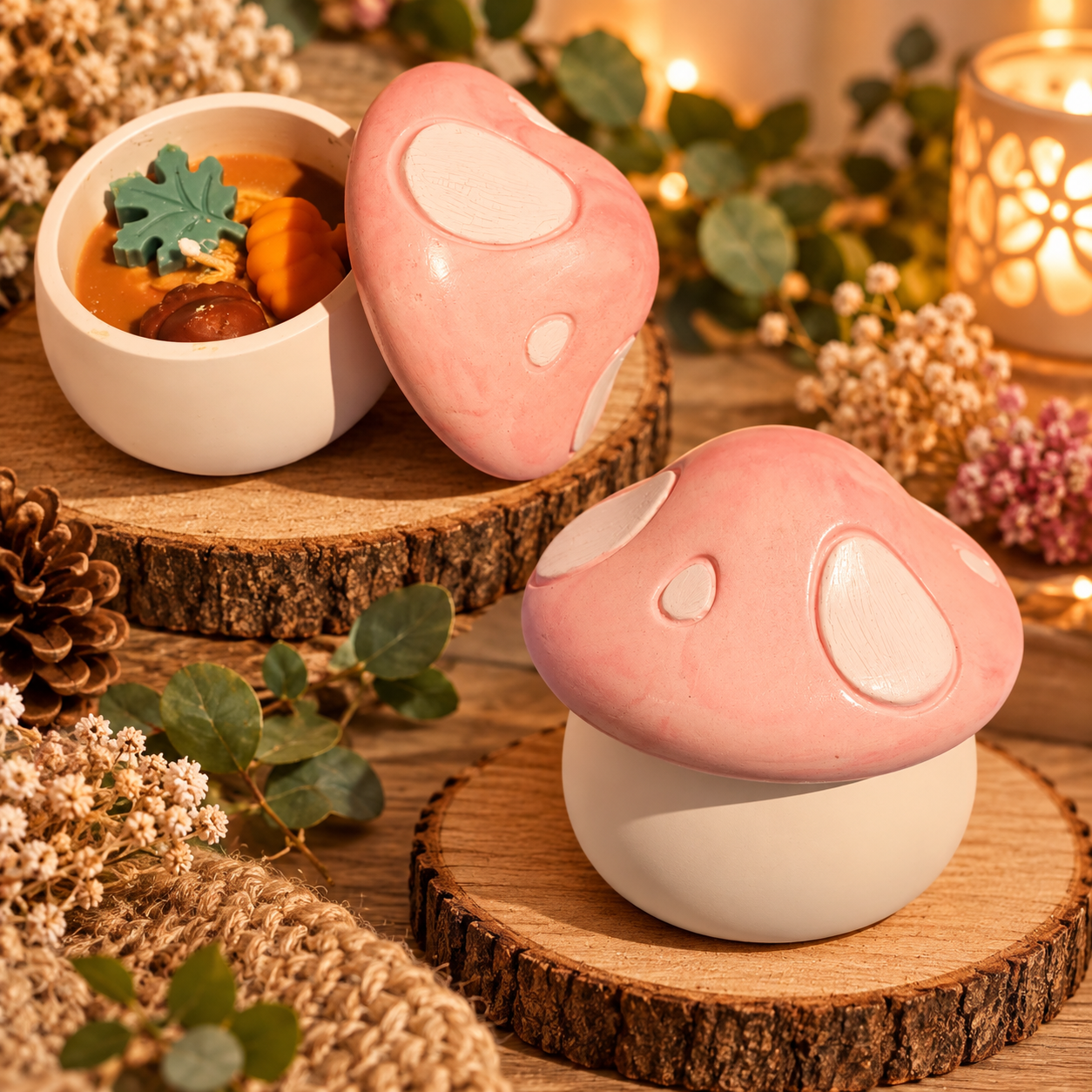 Bougie champignon