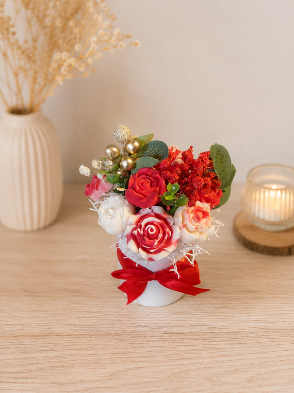 🌹 Petit bouquet de fondants parfumés – Coquelicot 🌹