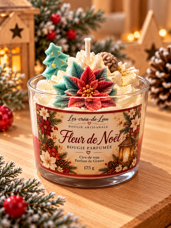 Bougie  parfumé de Noël