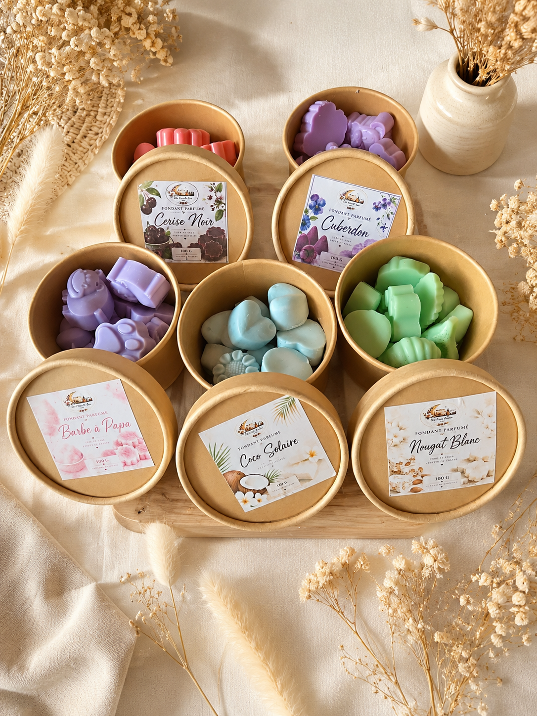 Fondants parfumées pot de 100 g