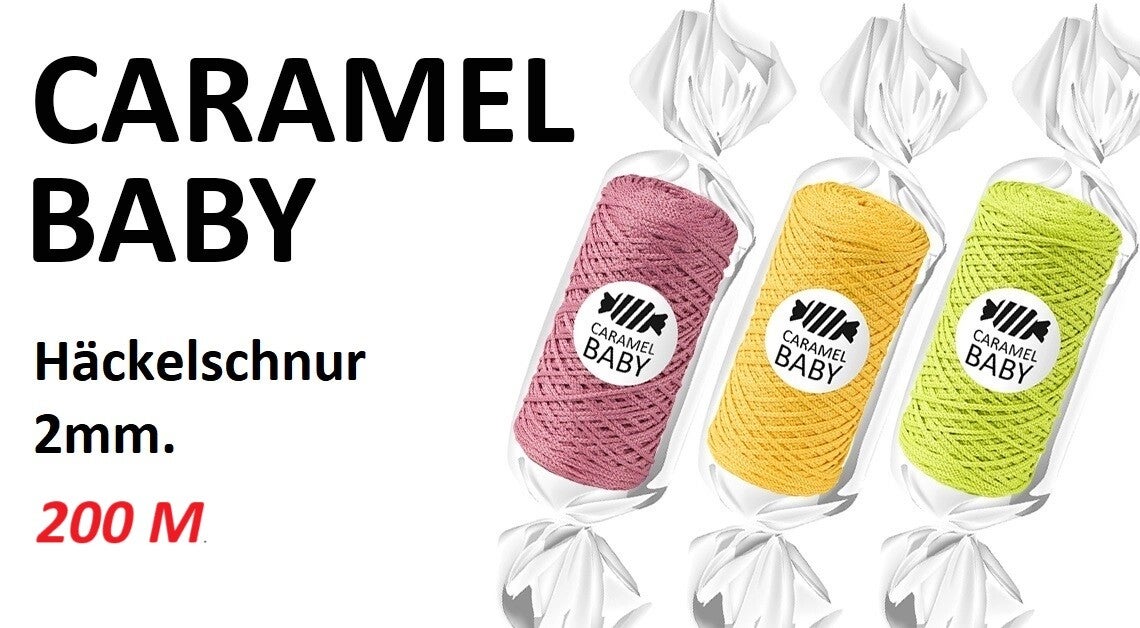 Caramel Baby 200 M. / Caramel Häkelschnur | Biskvit-Ware für  