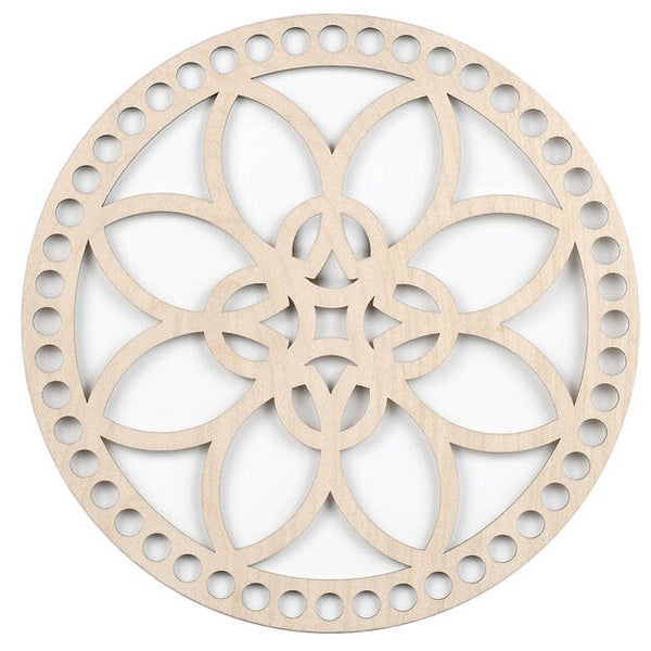 Kreis 20cm. Mandala 8 Strahlen - №2137