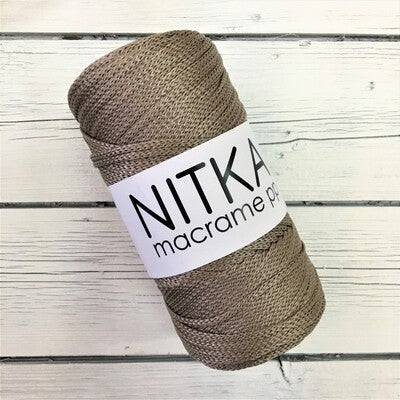 Makramegarn Farbe/Color/Цвет Bronze