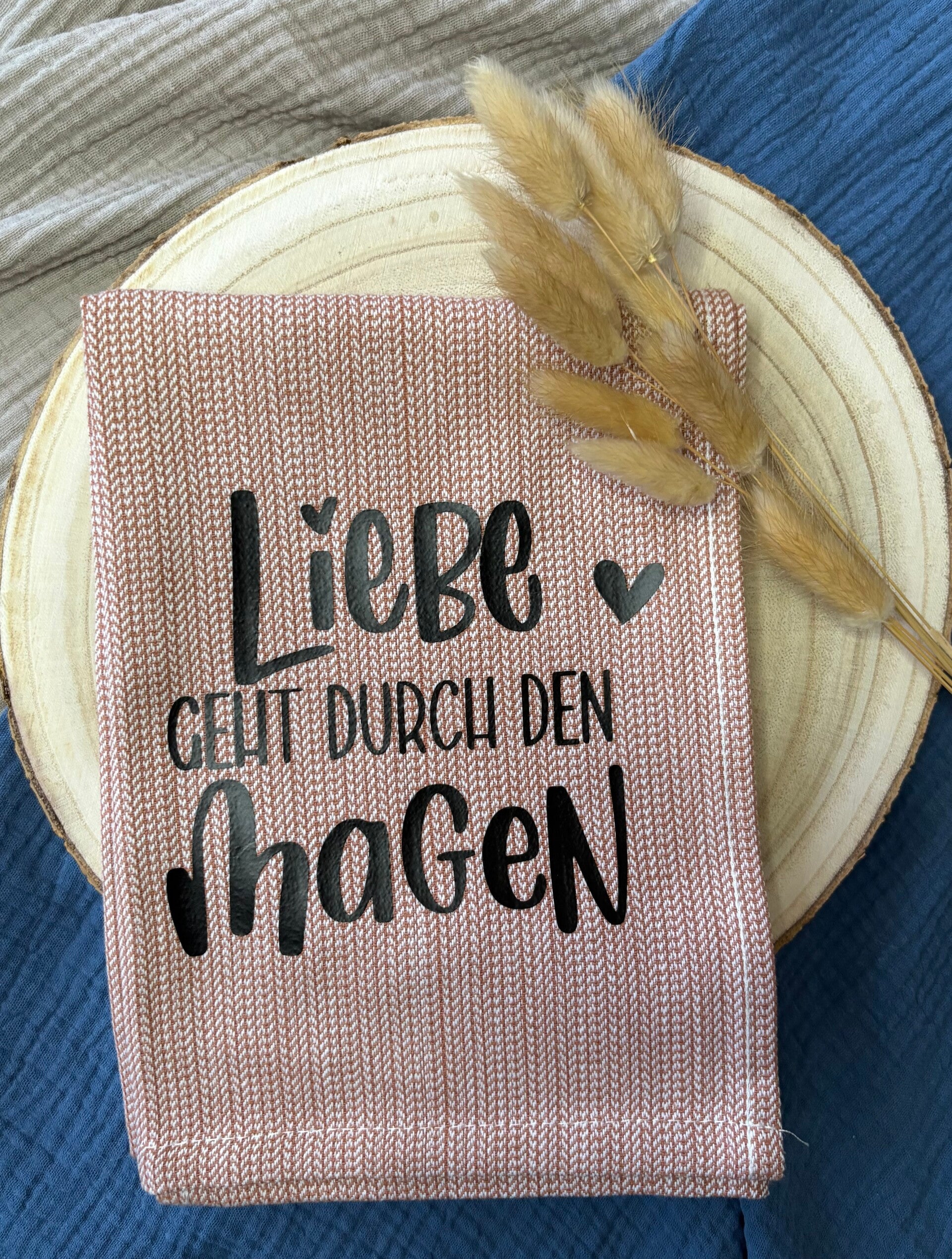 Geschirrtuch "Liebe geht durch den Magen"