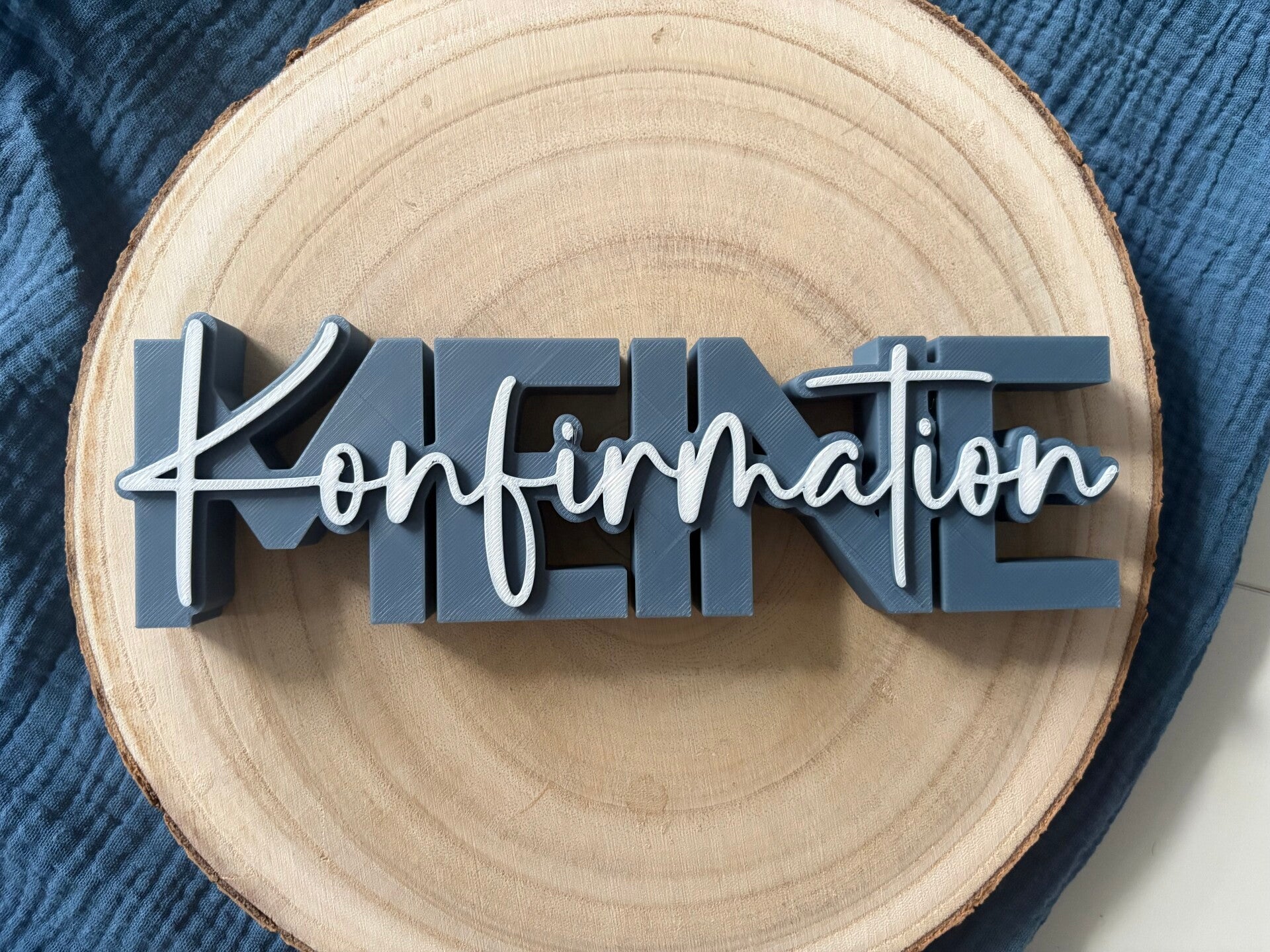 3D Schriftzug "meine Konfirmation"