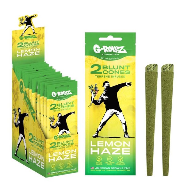 G-Rollz Graffiti de Banksy - 2x infusão de terpeno 'Lemon Haze'