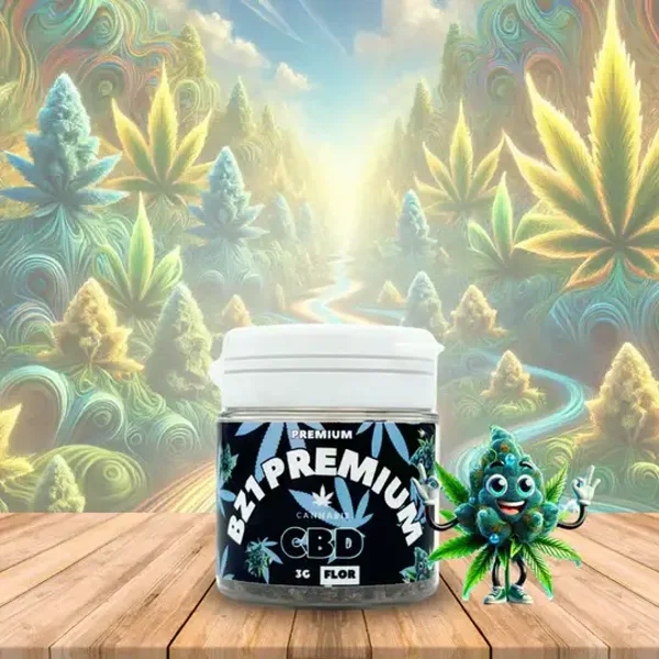 Flor de CBD BZ1 Premium, 3g 14% CBD