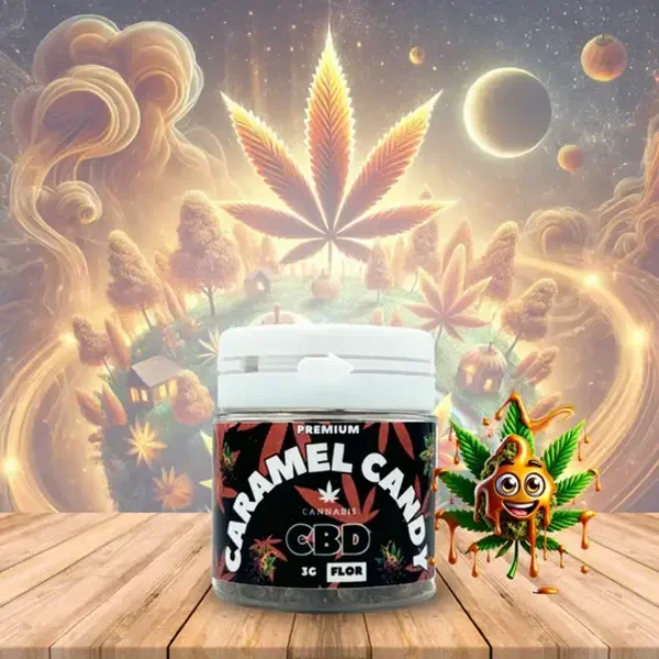 Flor de CBD Caramel Candy Premium, 3g 14% CBD