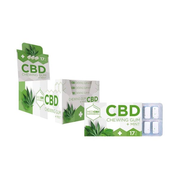MediCBD 17mg CBD Pastilha elástica – Menta