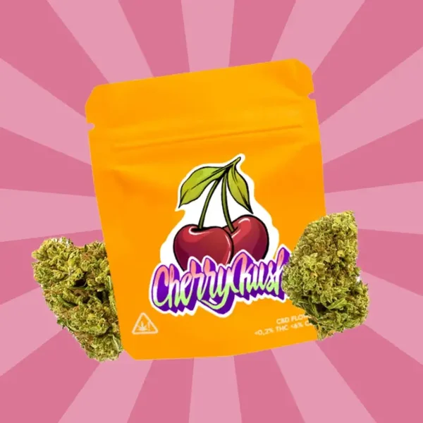 Gorilla Grillz CHERRY KUSH CBD 3.5g CBD: 10,3%, CBG: 0,5%.