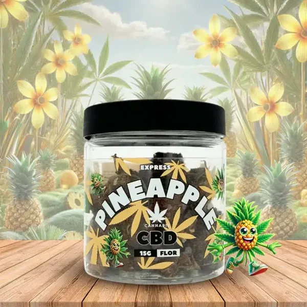 Flor de CBD  Pineapple 15g - 14% CBD