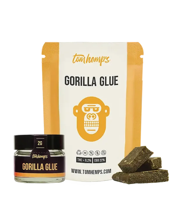 Tom Hemp's CBD Hash 22% Gorilla Glue 1g