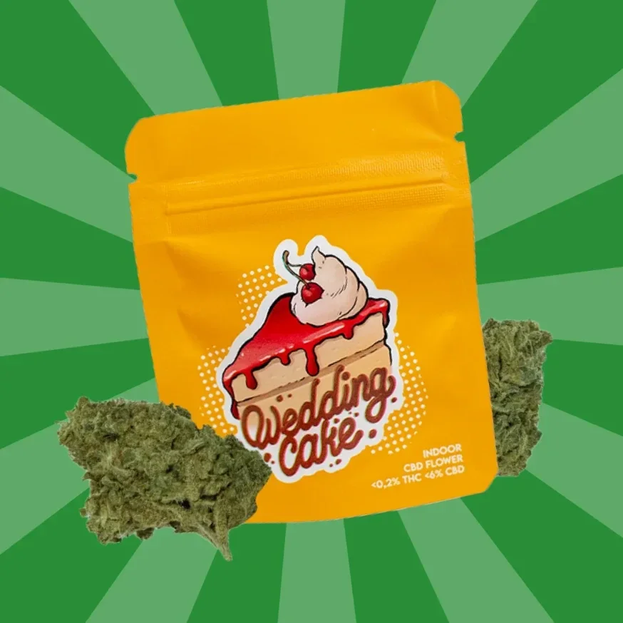 Gorilla Grillz WEDDING CAKE CBD CBD : 7.5%, CBG : 0.05% 1g