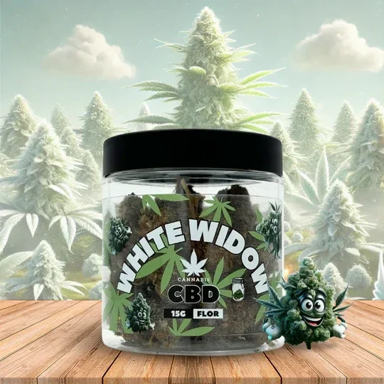 Flor de CBD  White Widow 15g - 14% CBD