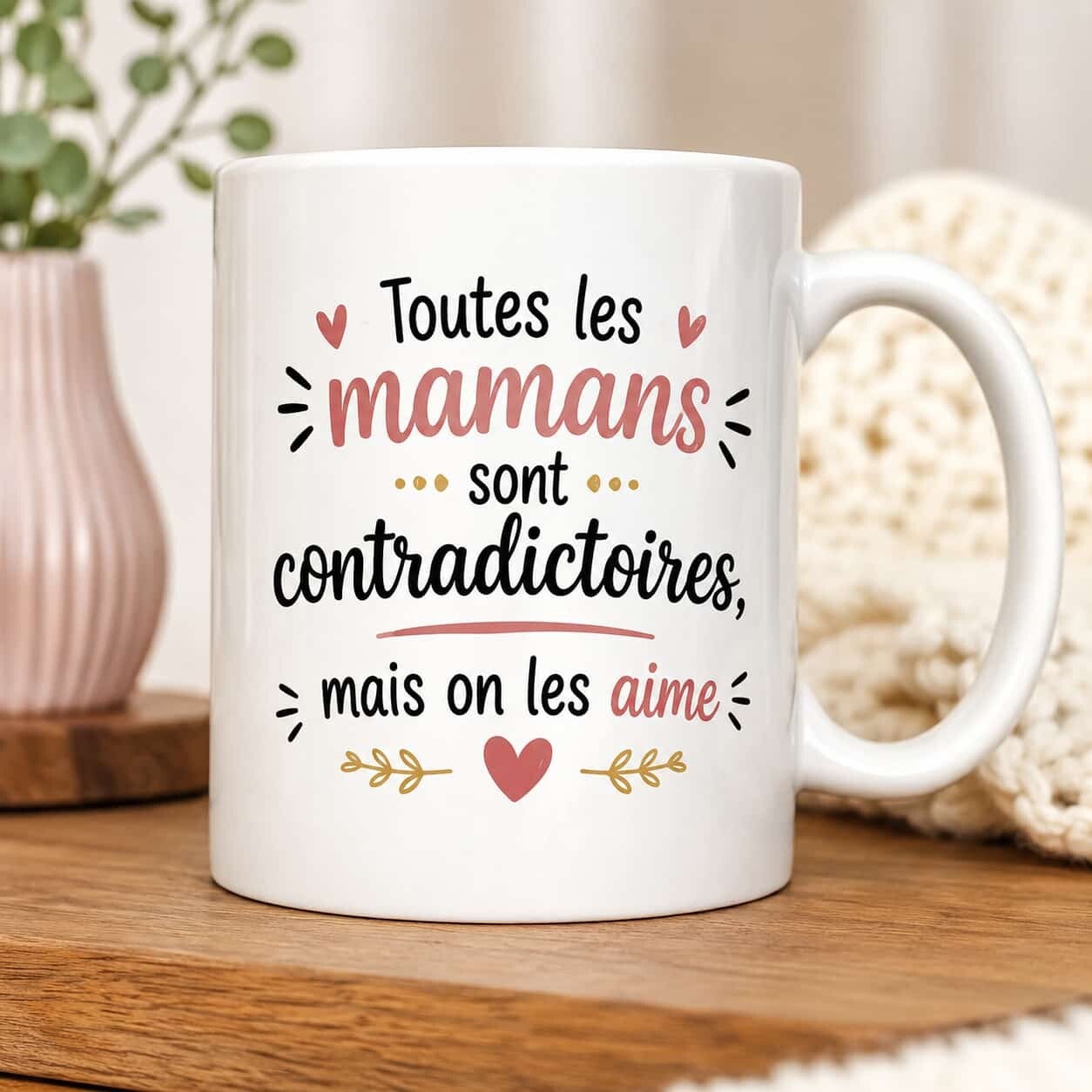 Mug Maman – Idée cadeau originale pour maman - Cadeau pour anniversaire, fête des mères