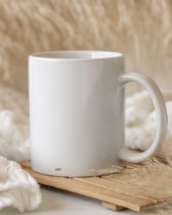 Mug blanc classique personnalisé avec texte, Photo ou Logo — votre propre création, de A à Z