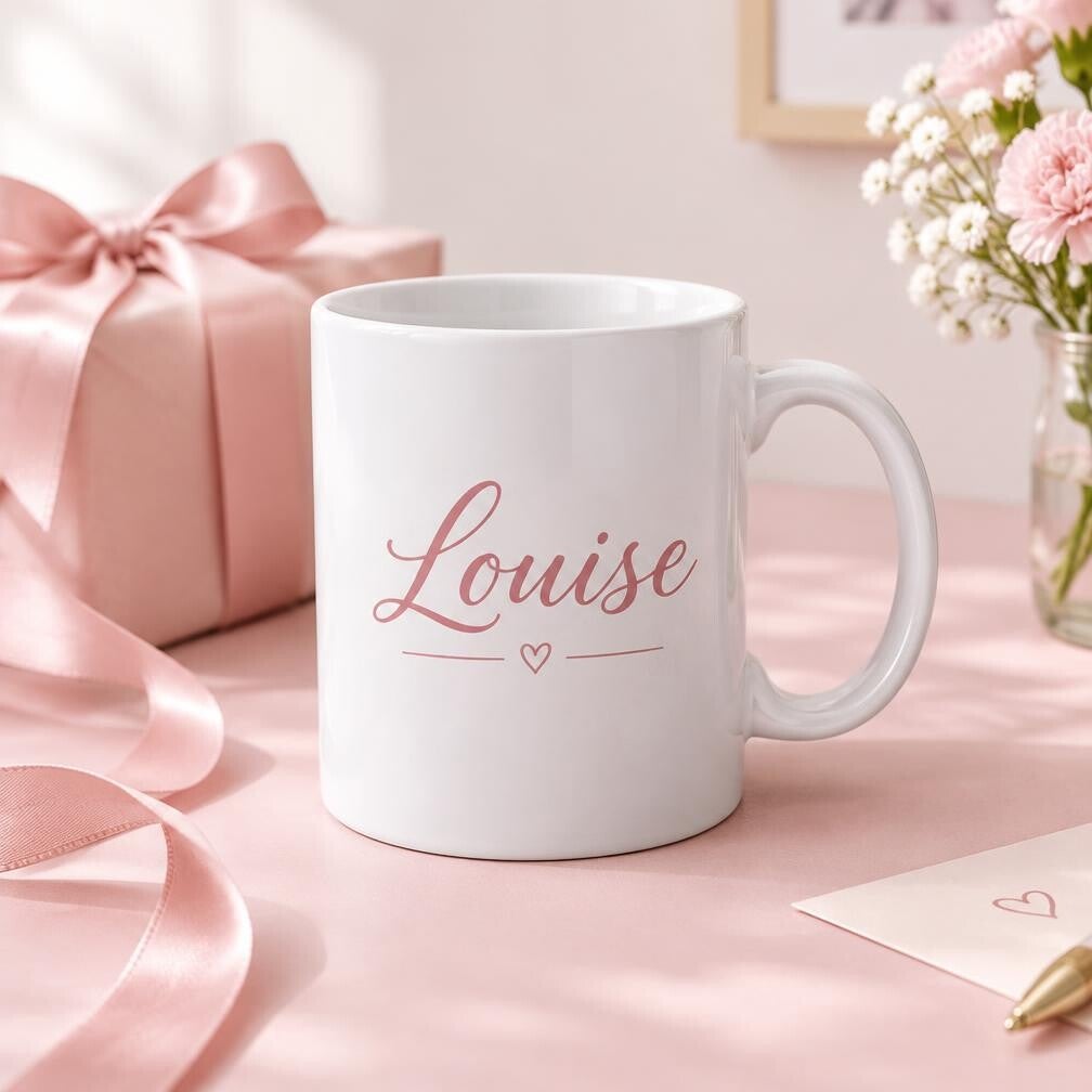 Mug personnalisé avec prénom-Tasse personnalisée avec prénom-Cadeau pour elle,cadeau anniversaire