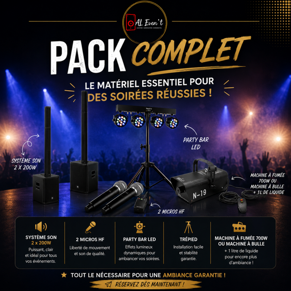 Pack complet (week-end)