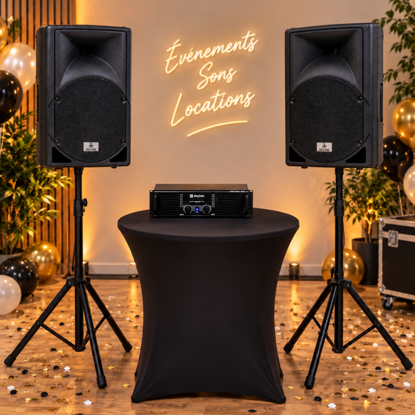 Système son 2 x 400w RMS (jour)