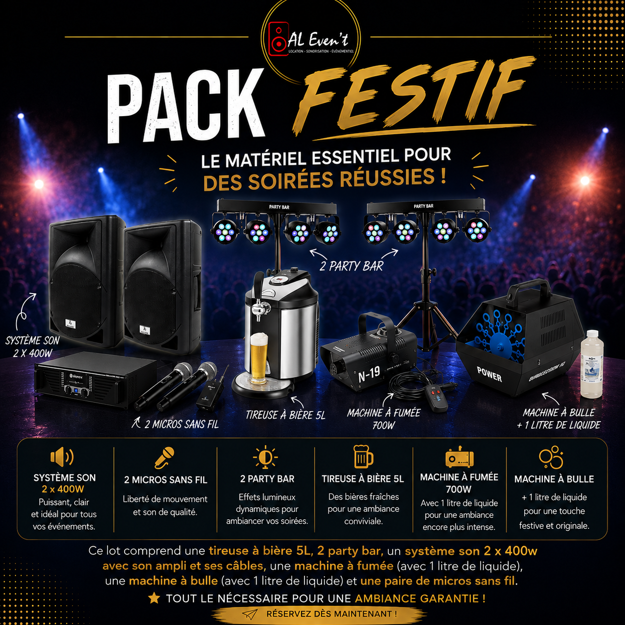 Pack festif (week-end)