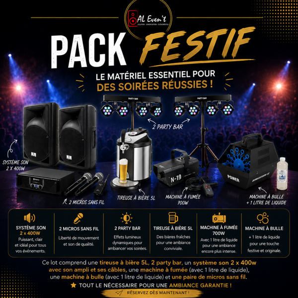Pack festif (week-end)