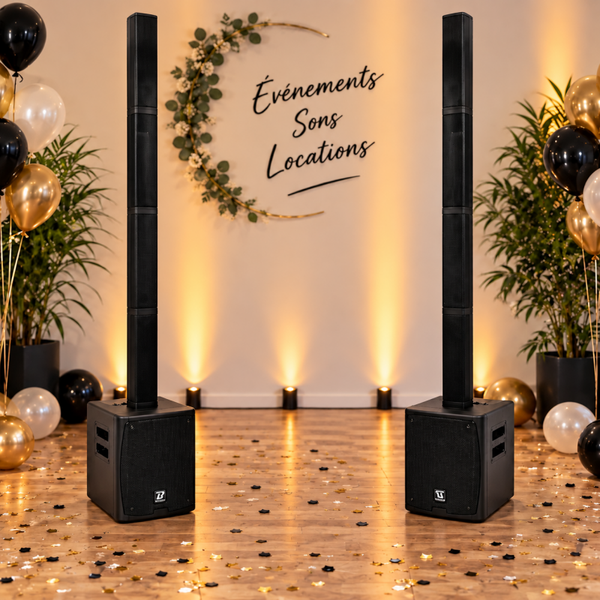 Système son 2 x 200w RMS bluetooth (jour)