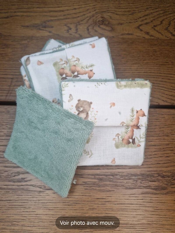 Lot de 3 lingettes