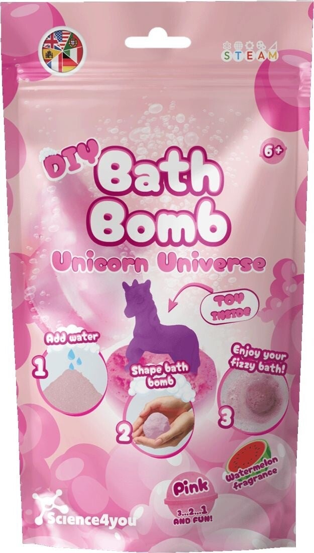 DIY bath boms - maak je eigen bruisballen roos