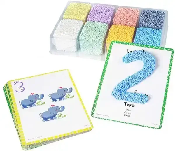 Playfoam Shape and learn numbers