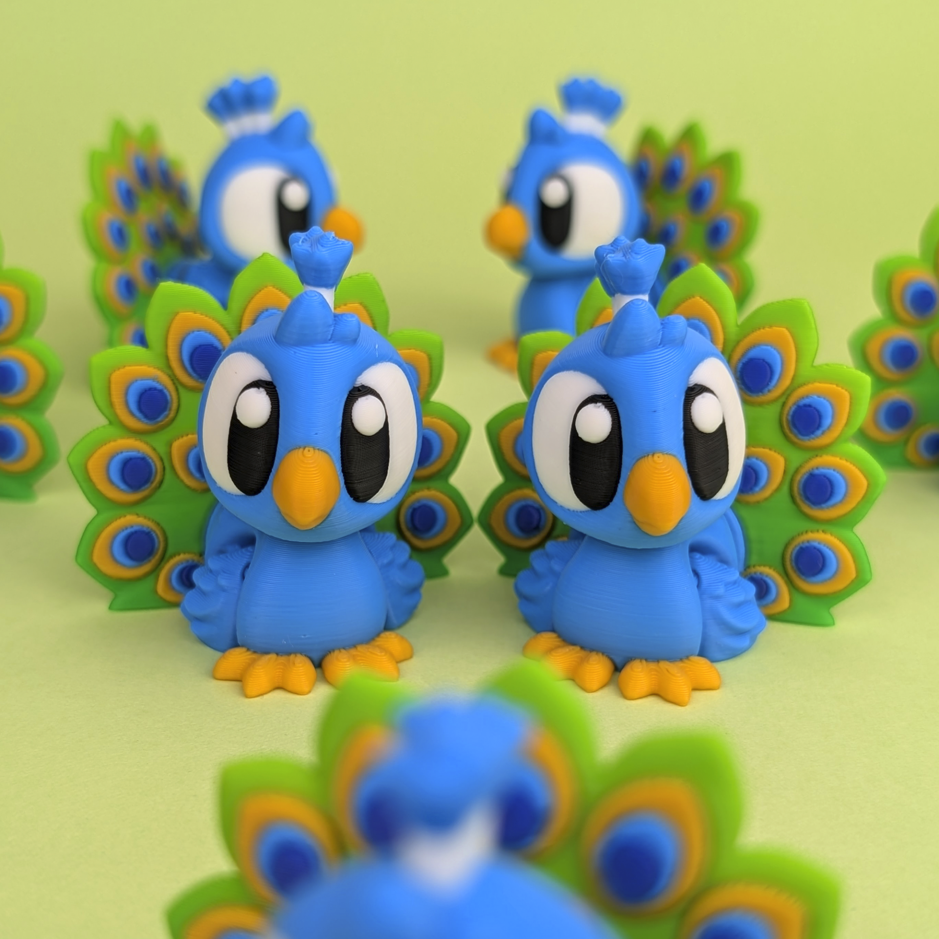 Pauw Sleutelhanger 🦚