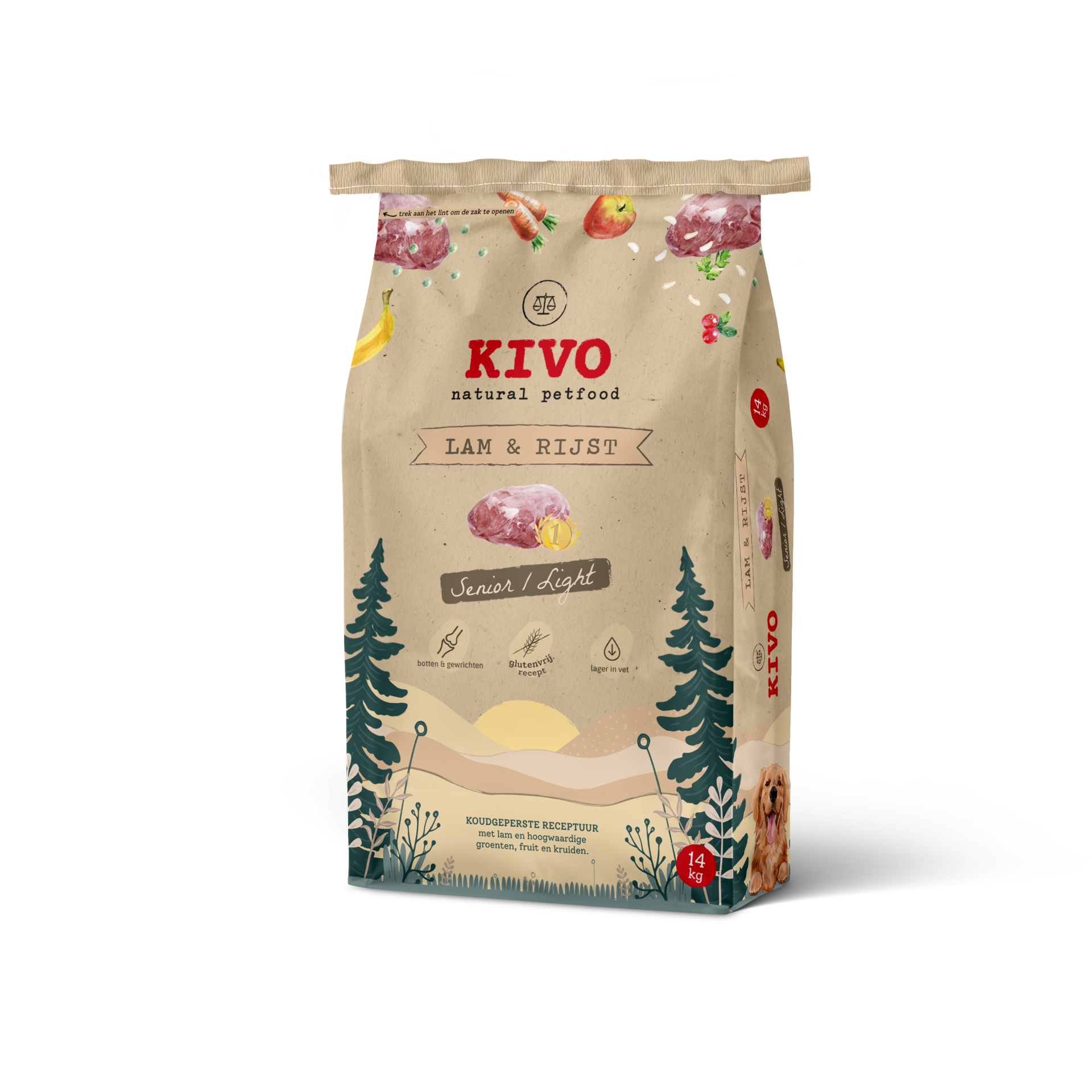 Kivo Lam & Rijst geperst | Senior/Light