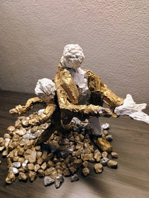 Paper Mache Man 15