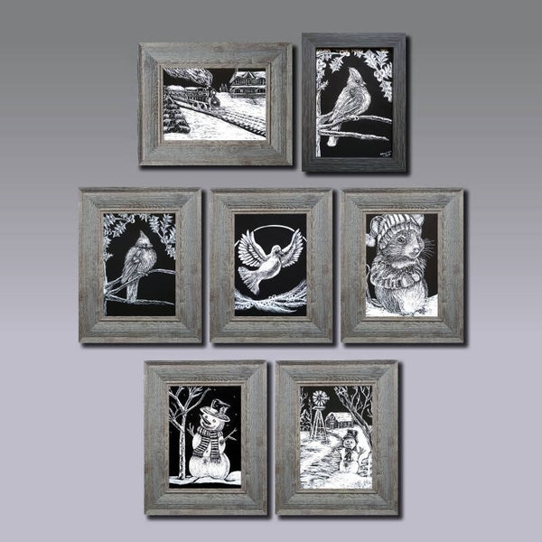 Holiday Scratchboard Set