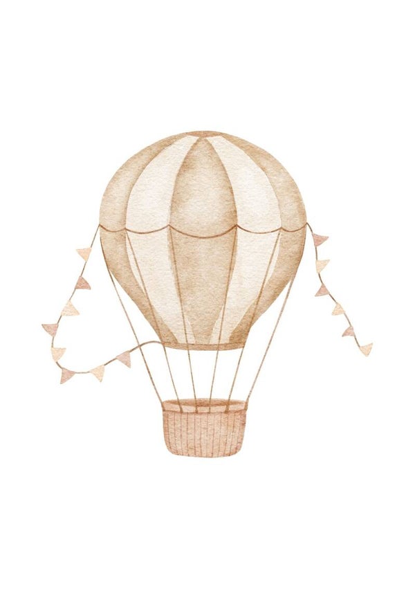 Luchtballon Beige