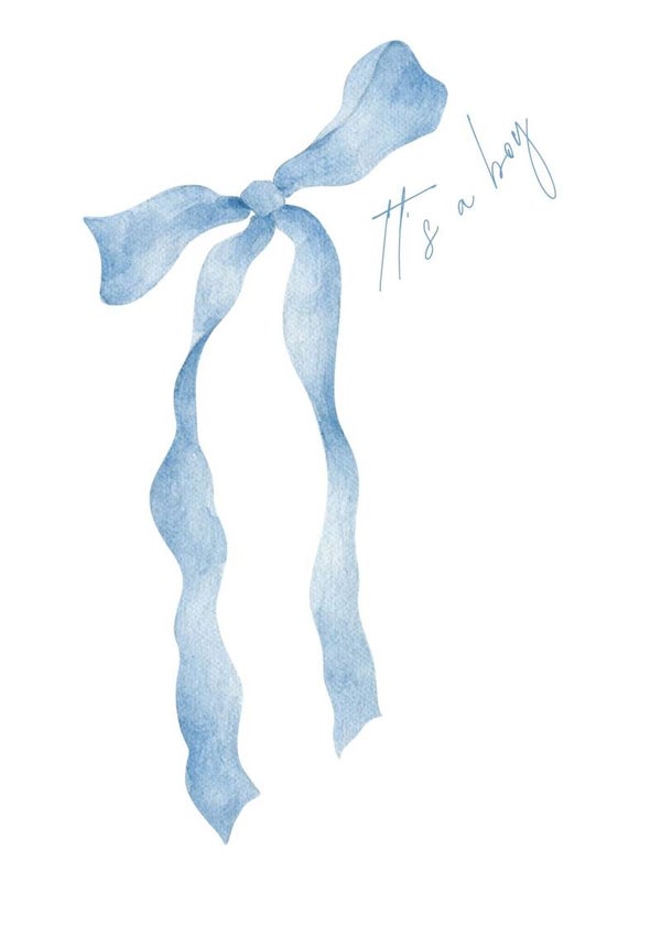 Strikje 'It's a Boy'