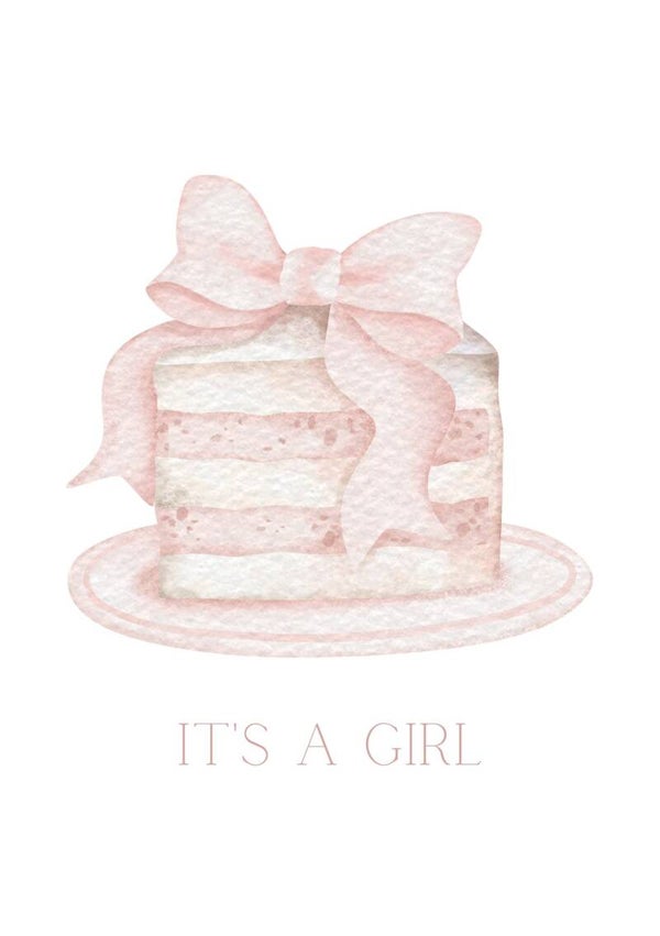 Taart 'It's a Girl'