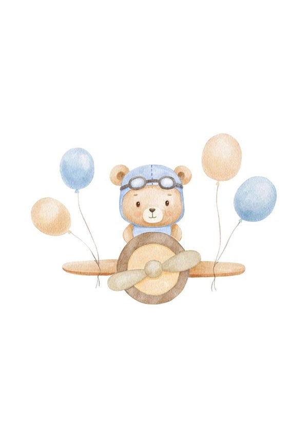 Vliegtuigje ballonnen