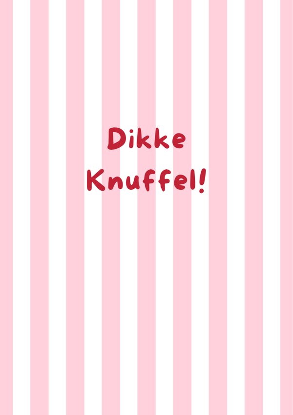 Dikke knuffel Rood
