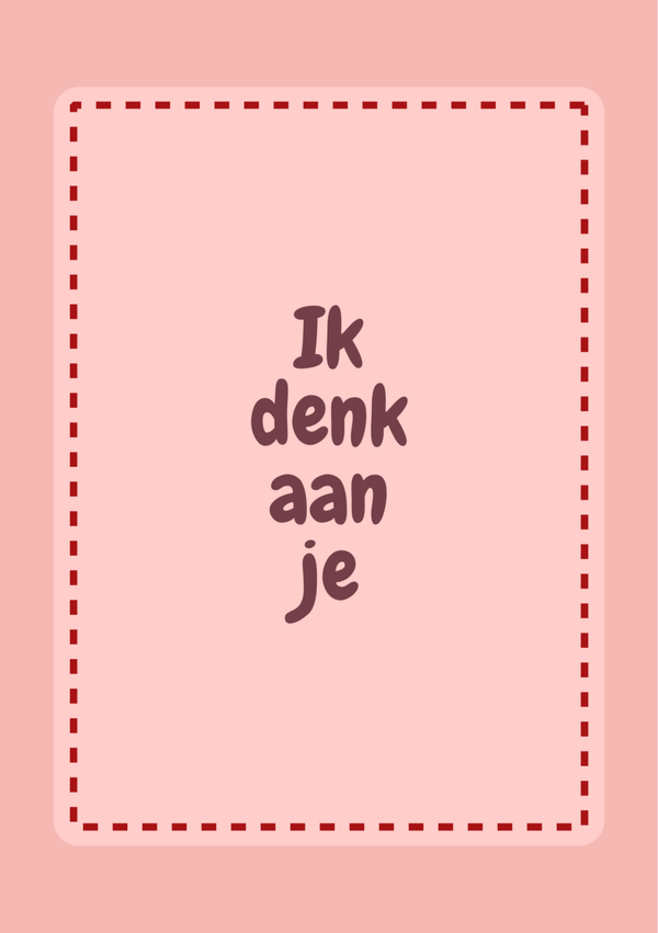 Ik denk aan je