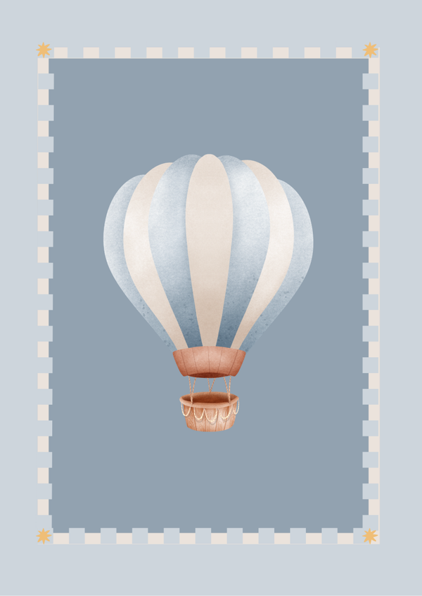 Poster luchtballon - A4