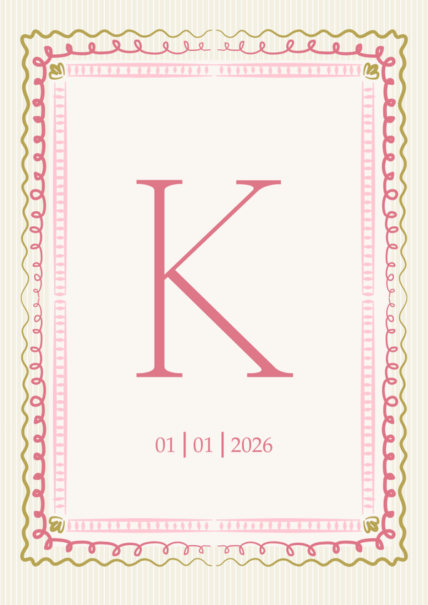 Poster kader circle - A4